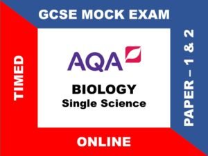 GCSE Biology AQA Single Science Paper 1 & 2 Mock Exam