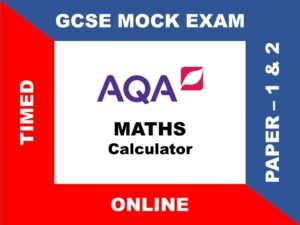 GCSE Maths AQA Calculator Paper 1 & 2 Mock Exam